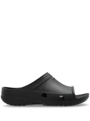 Men's Pool Crocs Slide in Black | Size 40 | 793445W1S8E