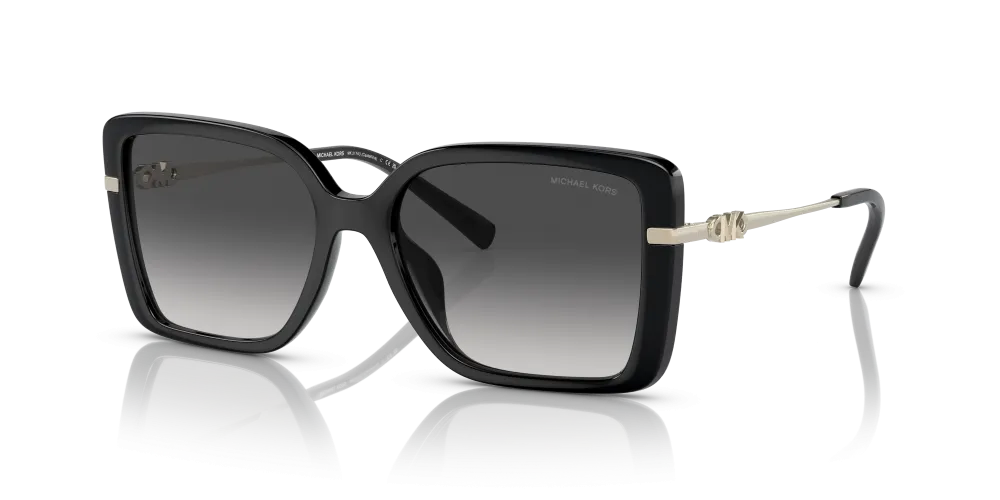 Michael Kors Castellina Non-Polarized Sunglasses - Black/Dark Gray Gradient