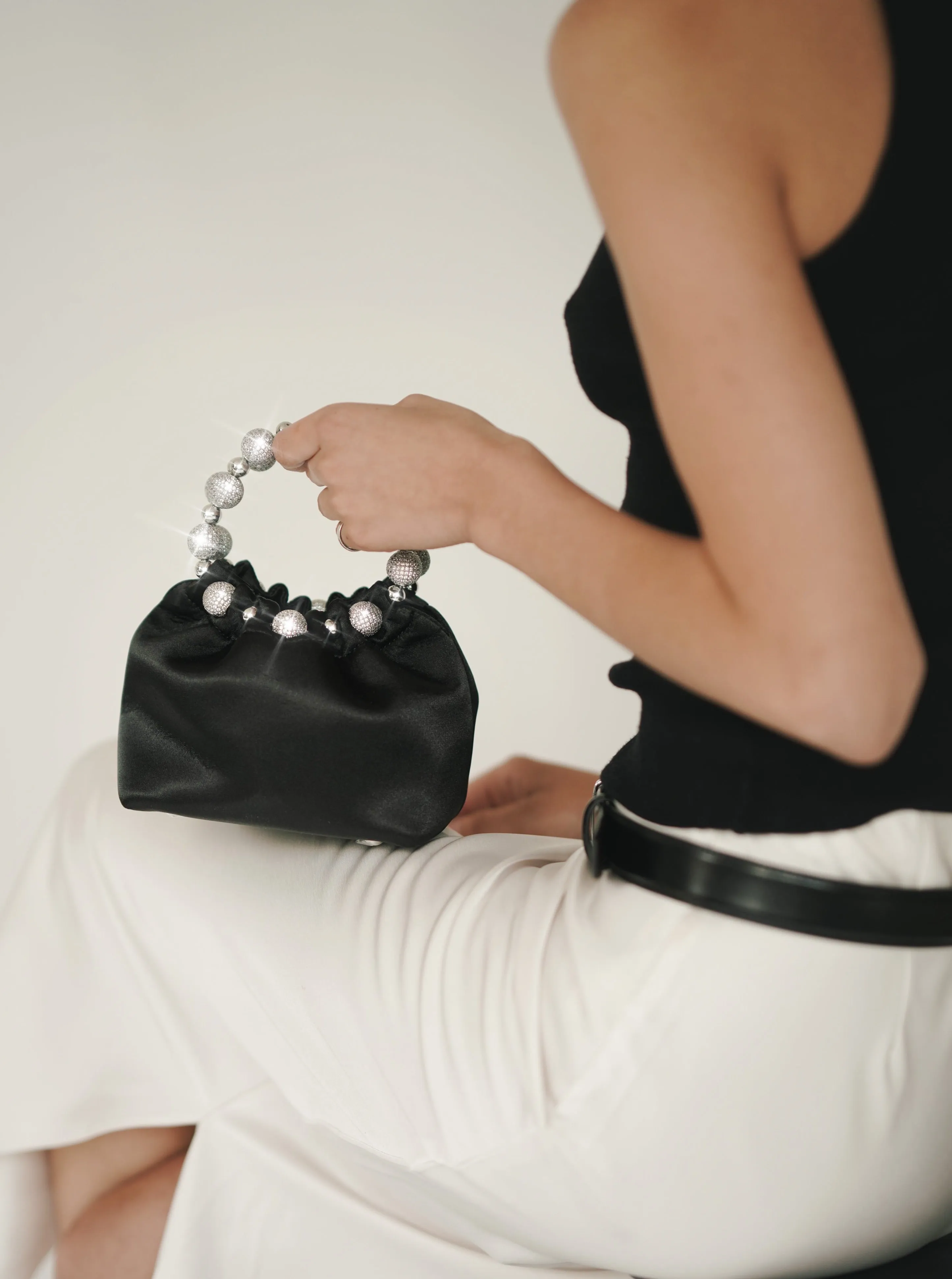 Mini Black Diamond Handbag