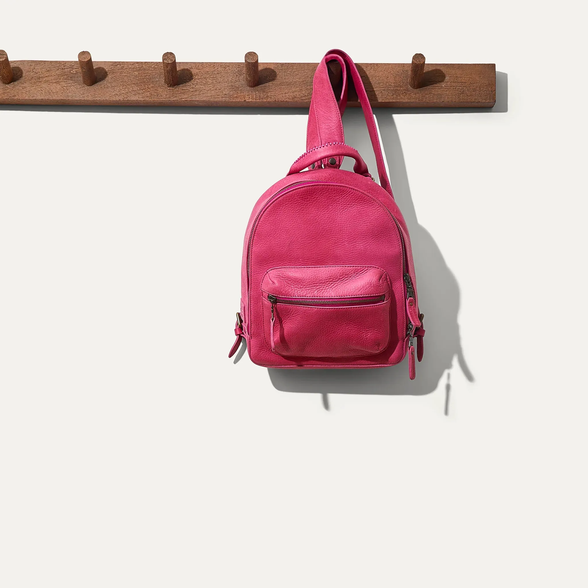 MINI JOURNEY LEATHER BACKPACK