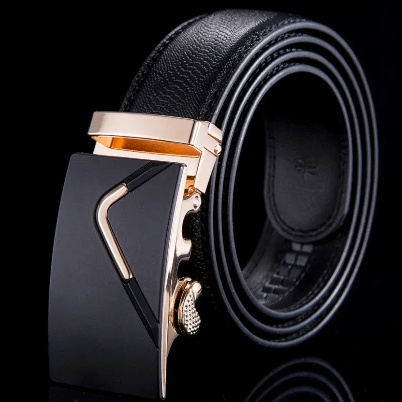 New men belt brand luxury ceinture designer belts men high quality genuine leather belt automatic buckle