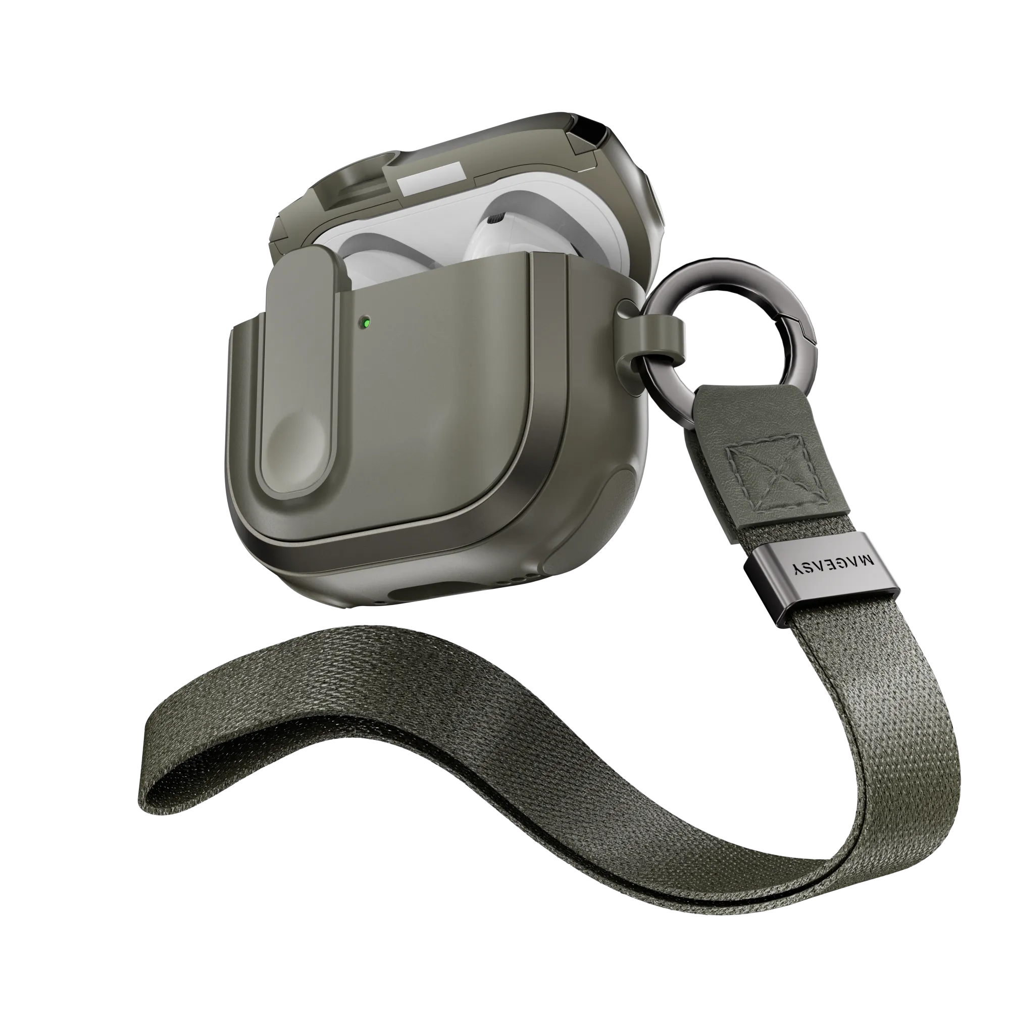 Odyssey with Wrist Strap  Magnetic Closure AirPods Protective Case