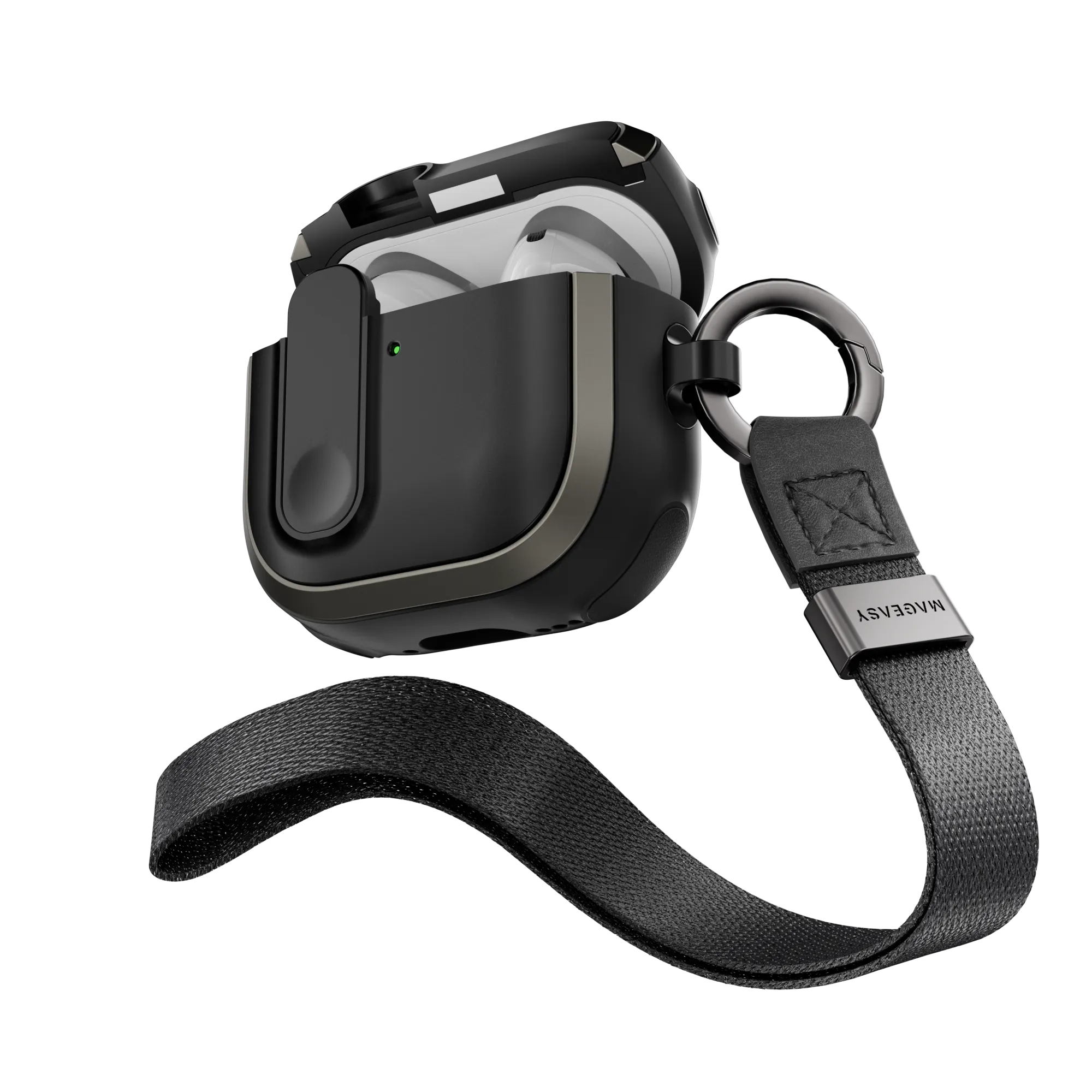 Odyssey with Wrist Strap  Magnetic Closure AirPods Protective Case