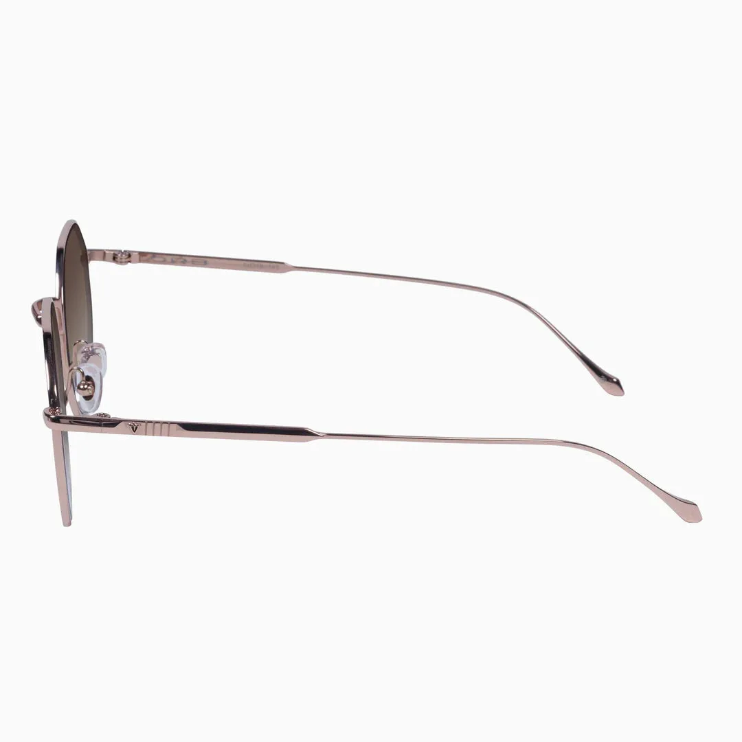 Orb Sunglasses |   Gloss Bronze Japanese Titanium   Brown Gradient Lens
