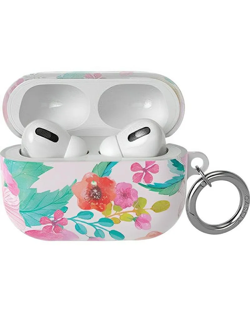 Out and About | Light Pink Floral AirPods Case
