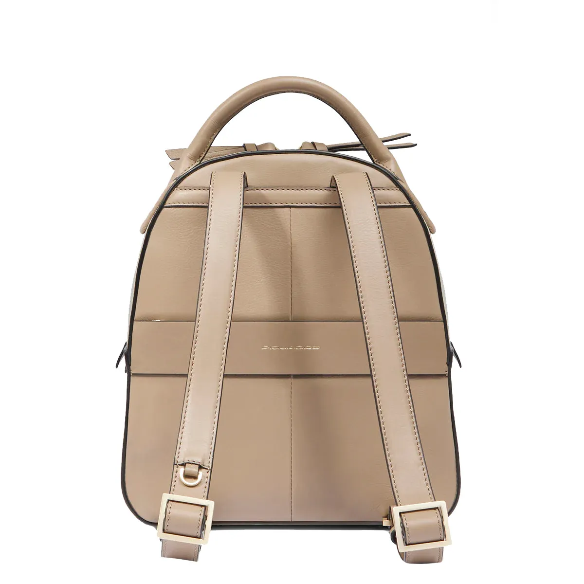 Piquadro - Beige Leather Backpack - CA6454W134 - BEIGE
