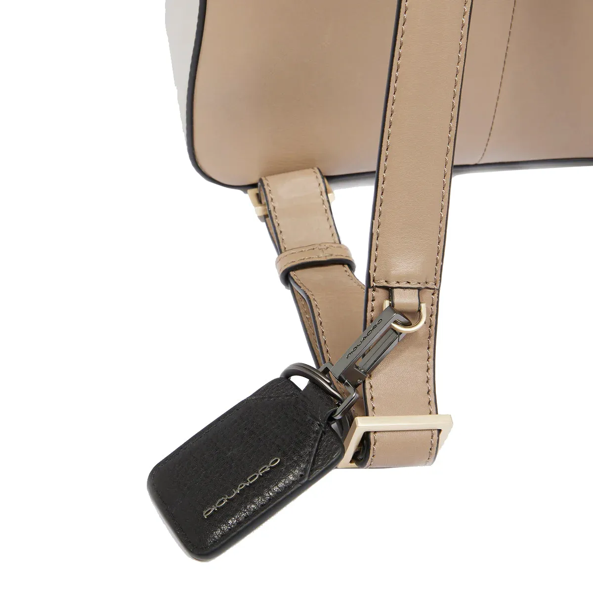 Piquadro - Beige Leather Backpack - CA6454W134 - BEIGE