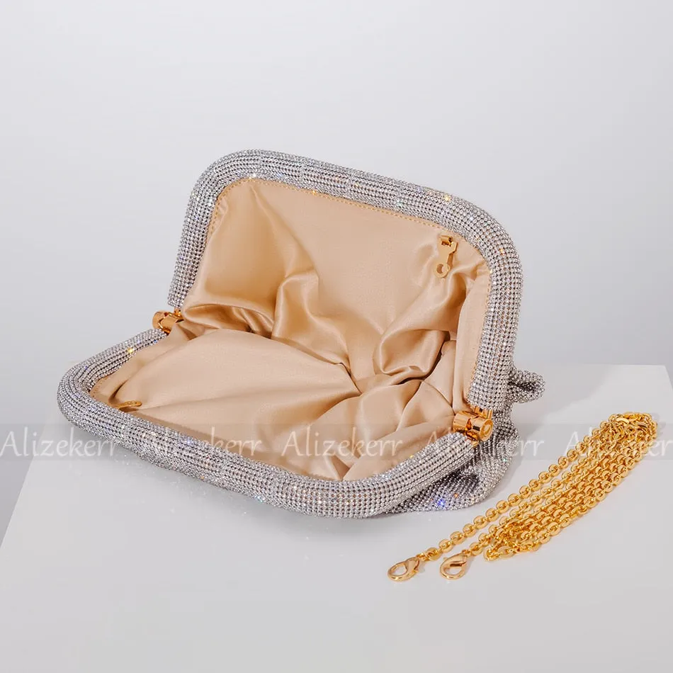Shiny Rhinestone Evening Clutch Bags