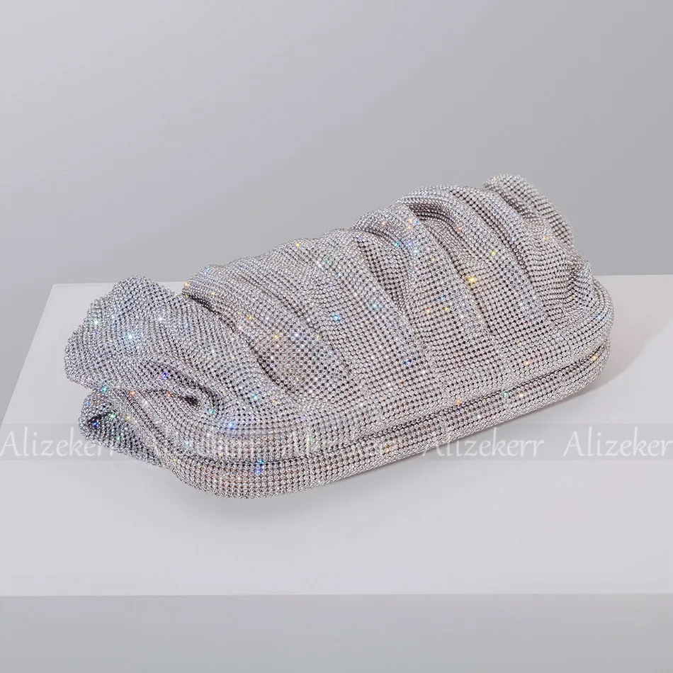 Shiny Rhinestone Evening Clutch Bags