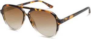 SOJOS Classic Polarized Aviator Sunglasses for Women Men, Retro Trendy Aviators Shades SJ2201