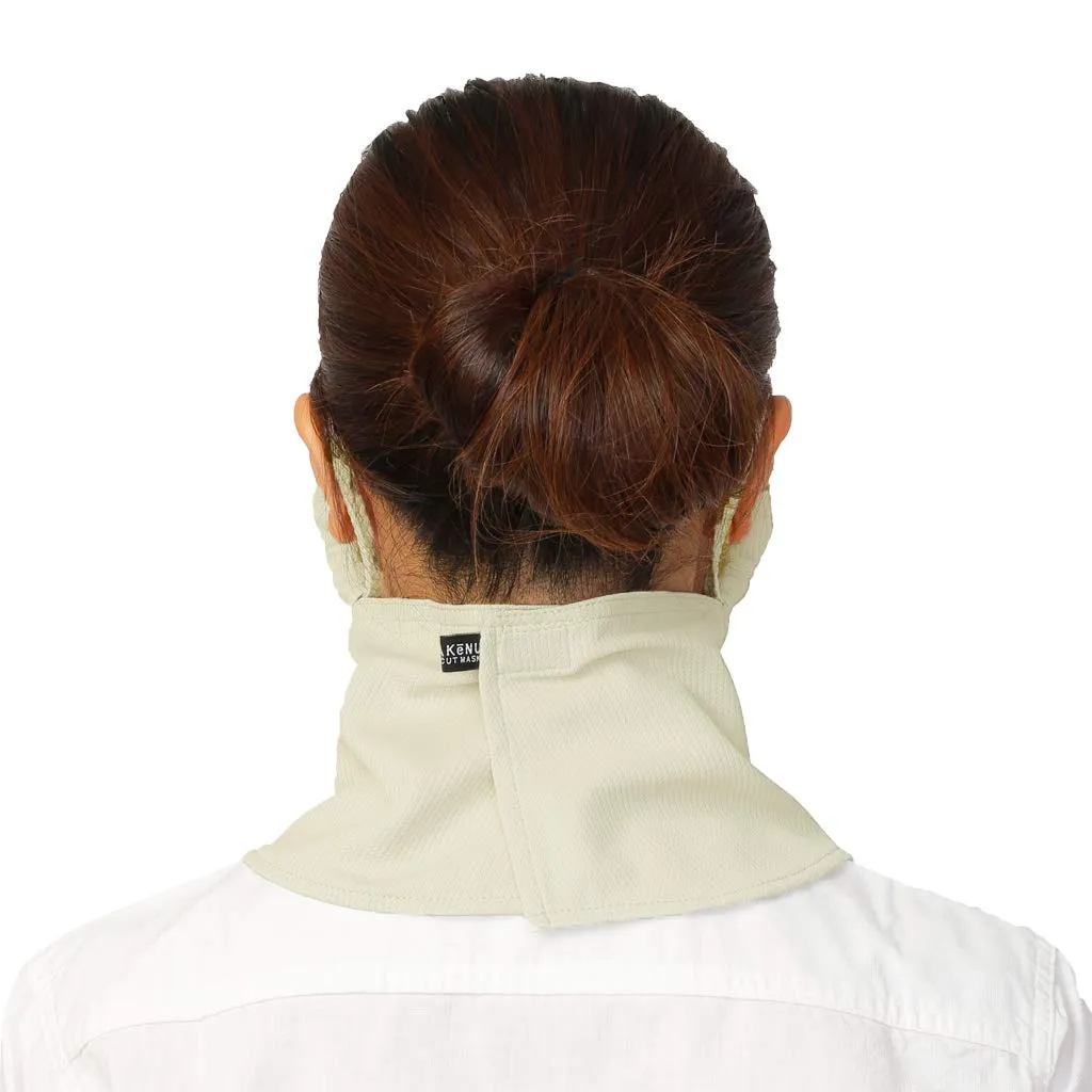 UV Sun Protection mask for face-Neck "Yake-nu Standard" (550W Beige Widesize)
