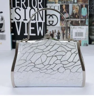 Women Luxury Handbags Diamonds Metal Small Day Clutch Party Evening Dress Evening Bags Wedding Female Purse Bags